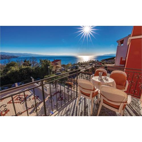 1 Bedroom Awesome Apartment In Volosko
