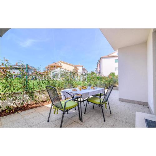 1 Bedroom Lovely Apartment In Rovinj