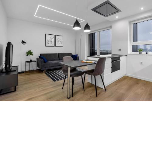 12th Floor Wola Modern Apartment