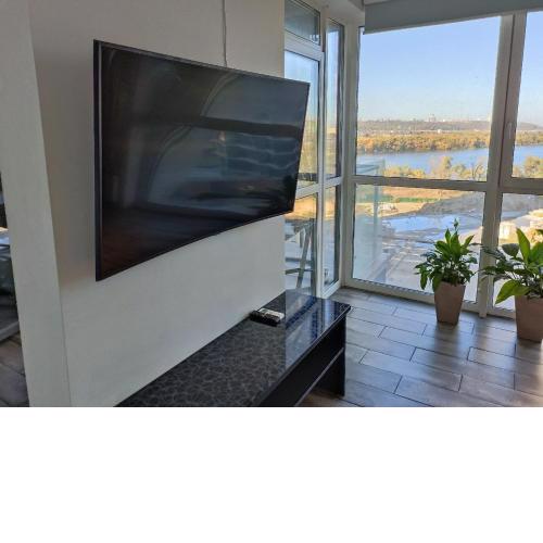 4 rooms apartment with a view of the Dnieper River