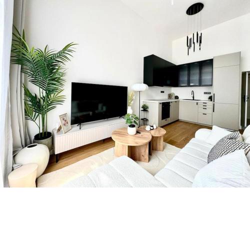 5 min Dancing House Apartment Prague, Luxury and Modern