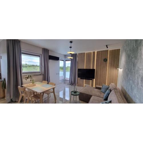 62m2 Apartament PREMIUM Łąki i Pola, ELEKTRYCZNE ROLETY, KLIMATYZACJA, GARAŻ, ŁADOWARKA AUT ELEKTRYCZNYCH