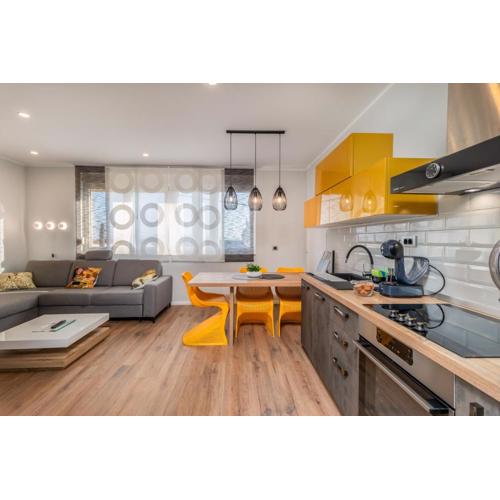 Adastra apartments with private parking and floor heating