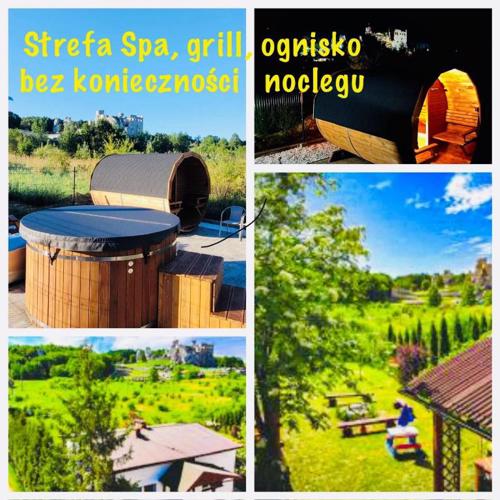 Agroturystyka na Jurze Jacuzzi Sauna Beczka