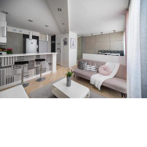 Air-conditioned Premium Loft Warsaw Skyline only 900 m to Central Station