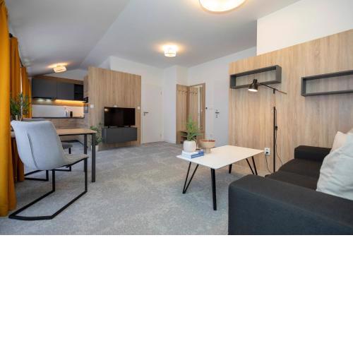 ALURE RESIDENCES 11 - 24h self check-in & private parking next to the apartment building included, CITY CENTER right on SNP Square in a quiet passage, new building, best deal in town