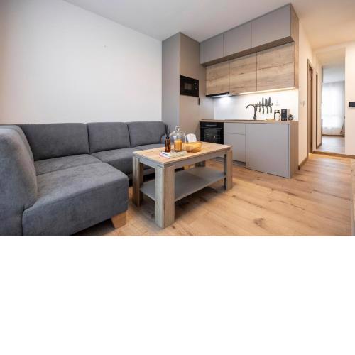 ALURE RESIDENCES 5 & 24h self check-in, private parking in front of the apartment building included, new building, the apartment building has its own park with a lake and outdoor fitness, children's playground, CITY CENTER