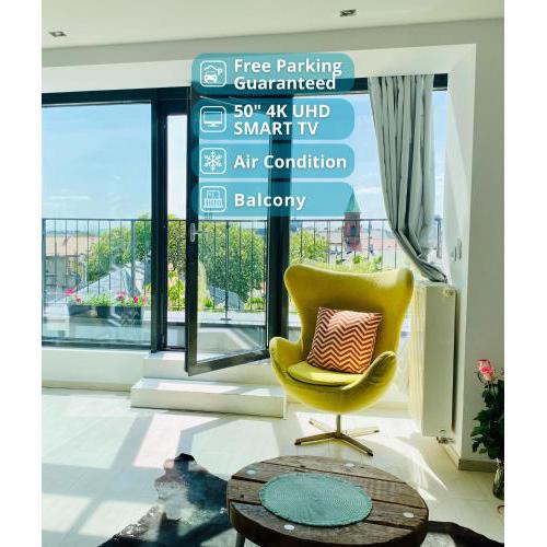 Angel MINT Apartment - FREE PARKING - Balcony