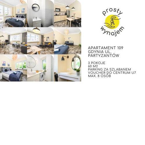 Apartament 109 w centrum Gdyni ProstyWynajem