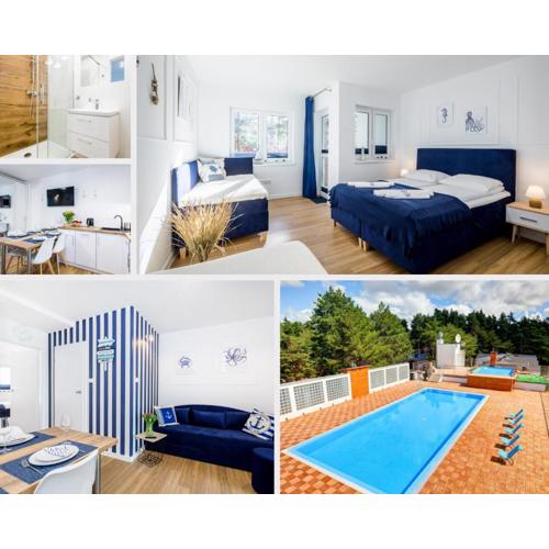 APARTAMENT 19B BLUE MARINE Poddąbie Basen Odkryty Brodziki Plac Zabaw