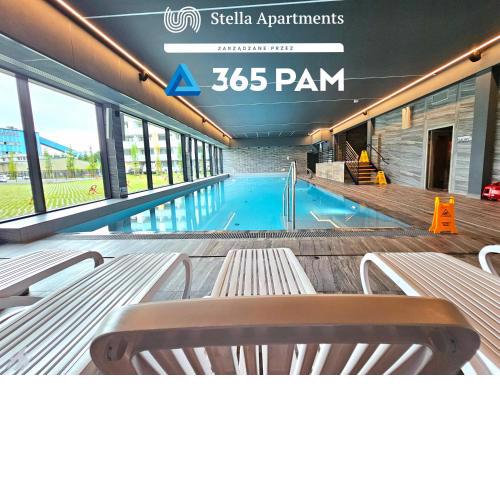 Apartament Alabaster - BASEN, SAUNA, JACUZZI, SIŁOWNIA, RESTAURACJA - 365PAM