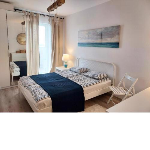 Apartament Amber 2 pokoje - Gdańsk 4 Oceany - widok na morze, taras, parking