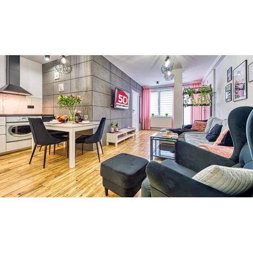Apartament Angelika G1 z Prywatną Sauną, 3 sypialniami, 2 łazienkami - 5D Apartamenty