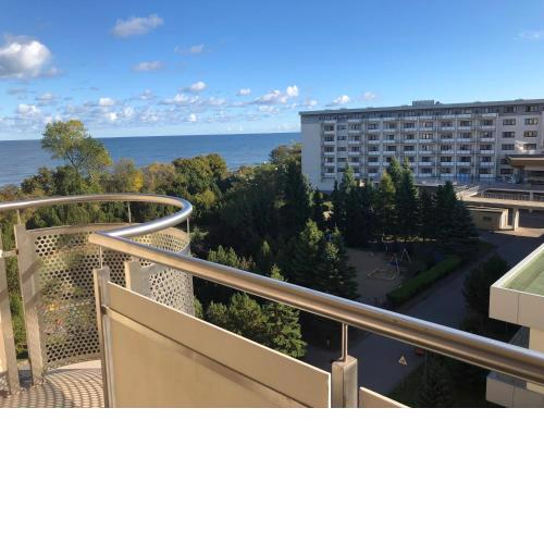 Apartament Ania z widokiem na morze w Hotelu Arka