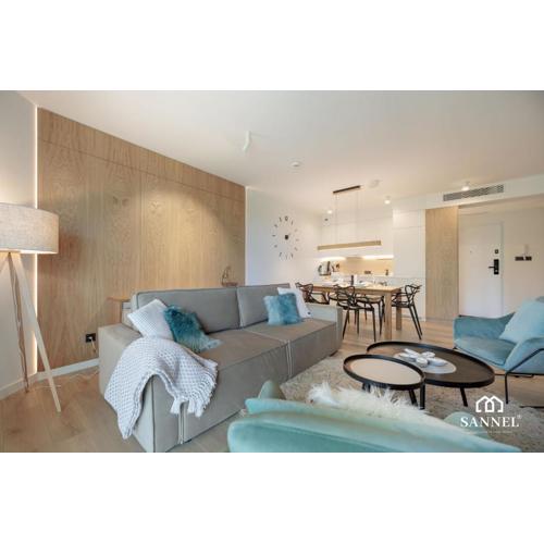 Apartament Baltic Blues z dostępem do basenów,strefy saun,jacuzzi - Pinea Apartments Pobierowo - SANNEL Apartments for rent