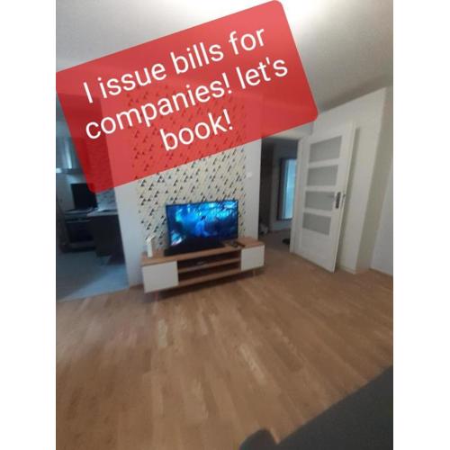 Apartament Double Separates bedrooms Rachunki dla firm, osób fiz