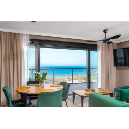 Apartament Dune - frontowy widok na morze w Gardenia