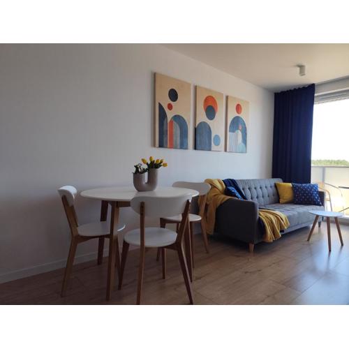Apartament dwupokojowy KASZMIR przy Onkologii z prywatnym miejscem parkingowym