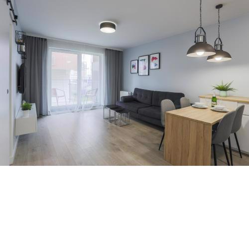 Apartament Gdańsk blisko Starego Miasta z widokiem na Marine