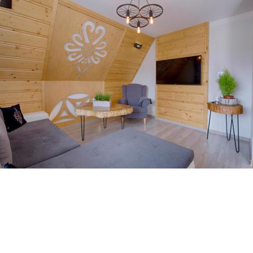 Apartament Góralska Ostoja prywatne wejście widok na Tatry