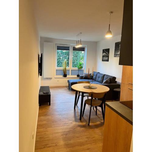 Apartament Julia 1-4 os Starowapiennikowa 42a z balkonem, klimatyzacją i miejscem parkingowym