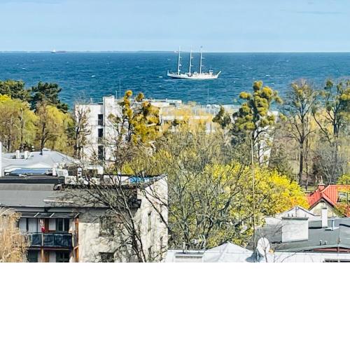 Apartament Karlikowska z widokiem na morze