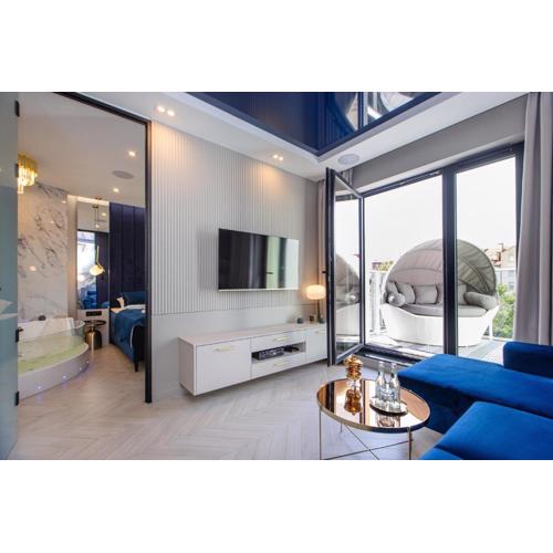 Apartament LUNA z jacuzzi Premium na Mazurach