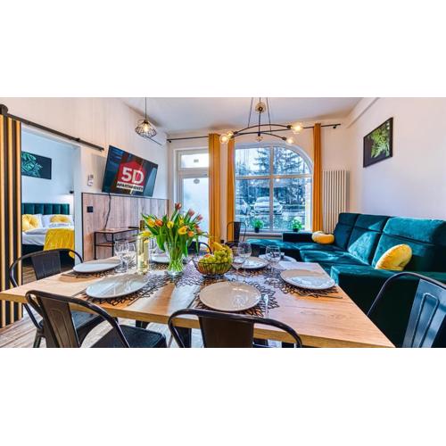Apartament Luxury 3 sypialnie, Sauna i Klimatyzacja - 5D Apartamenty