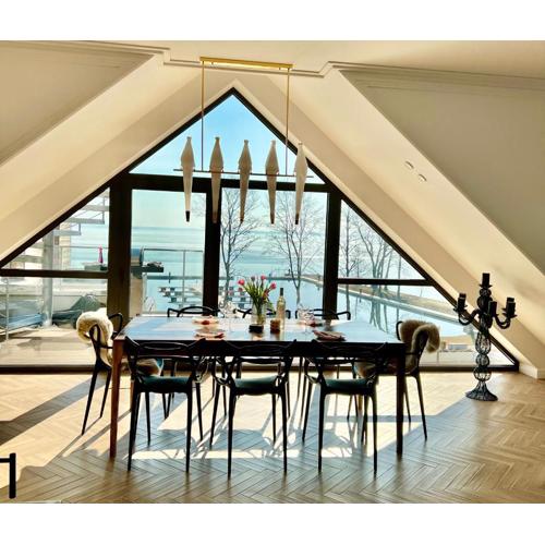 Apartament Masuria Sky w Nautica Resort z widokiem na jezioro Niegocin