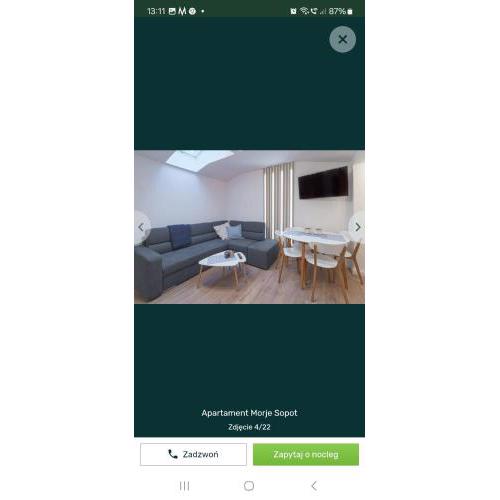 Apartament Morje