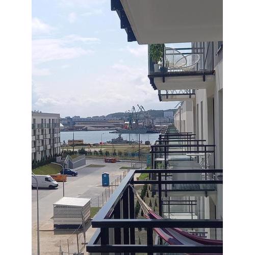 Apartament Nadmorskie Tarasy z widokiem na morze