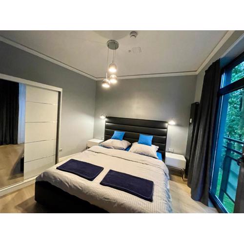 Apartament Navy Blue z tarasem
