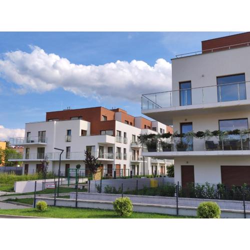 Apartament Obłędny z tarasem, widokiem na góry i miejscem do przechowywania rowerów w Kudowie-Zdroju