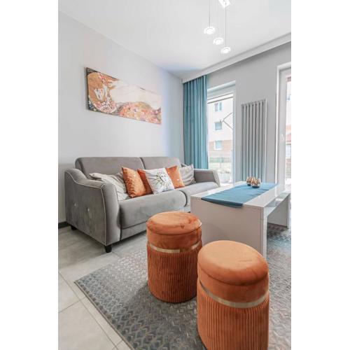 Apartament Riwiera dla 2 par i 2 dzieci, 300 m od plaży