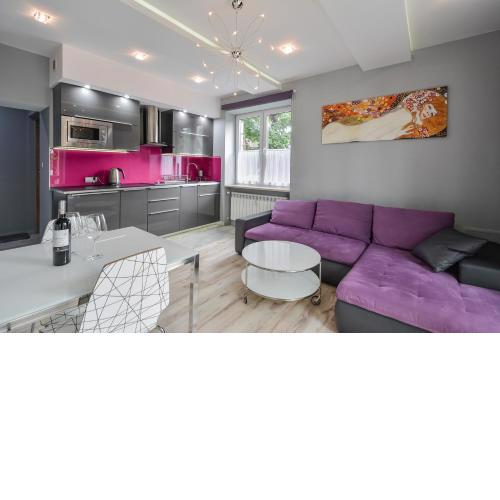 Apartament Rodzinny HRABIEGO - SAUNA, Centrum Zakopanego ul Zamoyskiego, BALKON, 2 Sypialnie, Parking, Górne Krupówki