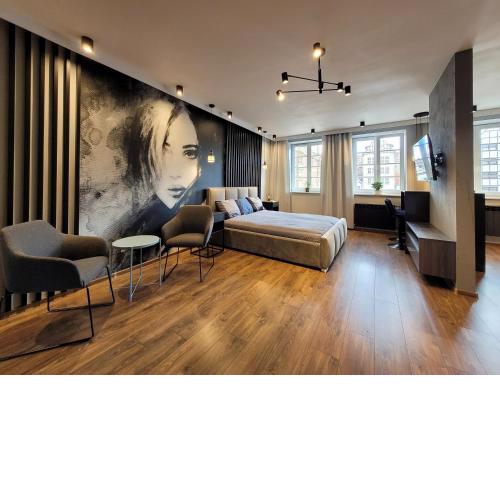Apartament Stare Miasto Gdańsk z widokiem na Motławę