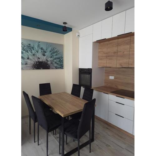 Apartament szmaragdowy- klimatyzacja, parking, Internet i ekspres do kawy