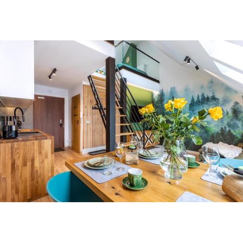 Apartament The View dwupoziomowy Green Resort z Basenem, Sauną, Jacuzzi - 5D Apartments