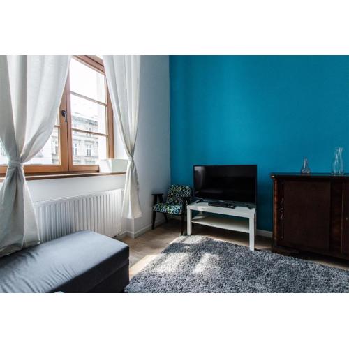 Apartament Turkusowy w centrum