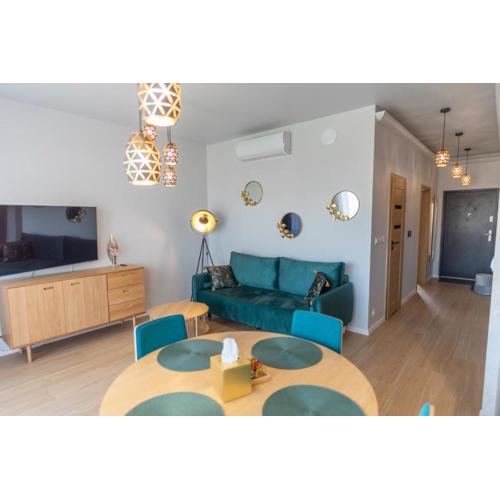 Apartament Ustka Holiday z sauną i ogrodem