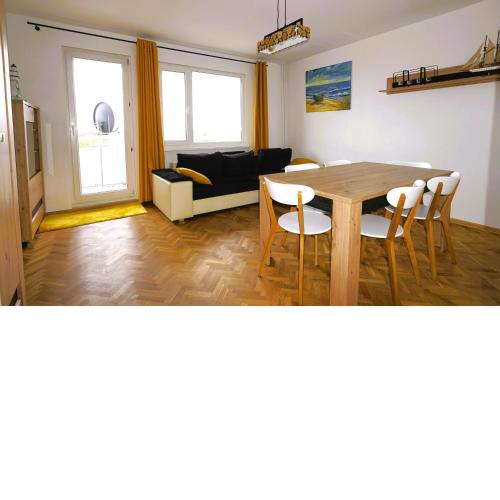 Apartament w centrum Kołobrzegu, nad rzeką