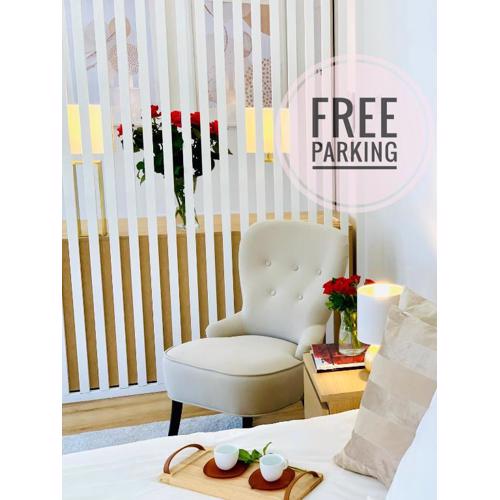 Apartament w centrum miasta z darmowym parkingiem dla dwojga -Apartamenty Pod Złotym Lwem