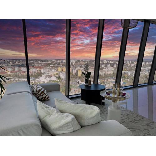 Apartament White Sky 20 Hanza Tower- Free parking