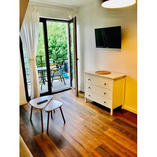 Apartament z balkonem blisko plaży