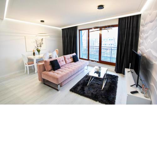 Apartament z basenem i widokiem na Motławę
