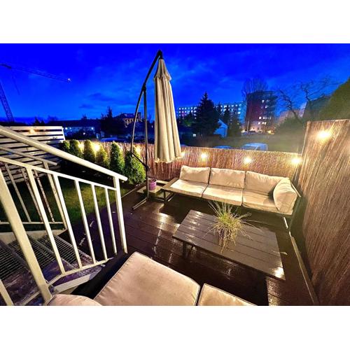 Apartament z ogródkiem, blisko centrum