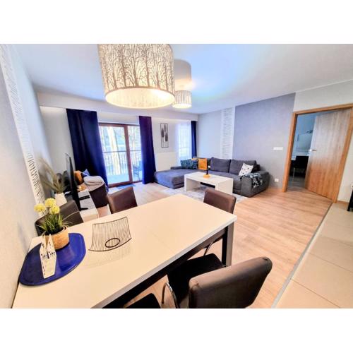 Apartament z pięknym widokiem na las