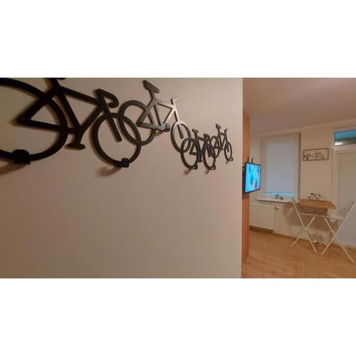 Apartament z rowerami