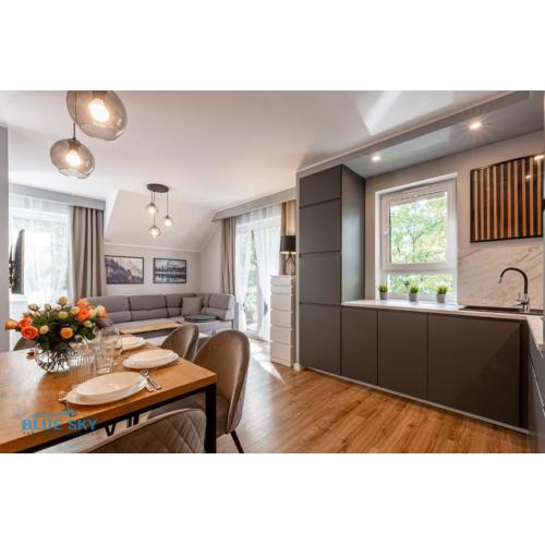 Apartamenty BlueSky - Nad Łomnicą 2B - blisko centrum Karpacza i sklepów, w spokojnej, zielonej okolicy