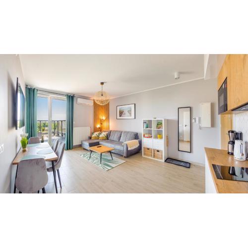 Apartamenty delux Sun & Snow Nowe Hallerowo z przestronnym tarasem - blisko centrum